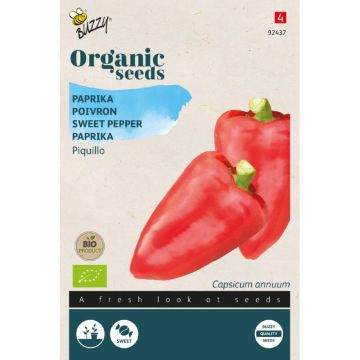 Buzzy® Organic Paprika Piquillo zaden (BIO) kleine rode paprika