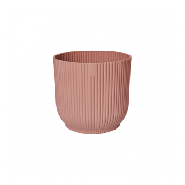  Elho Vibes fold rond 14 cm Delicaat roze - Bloempot voor binnen