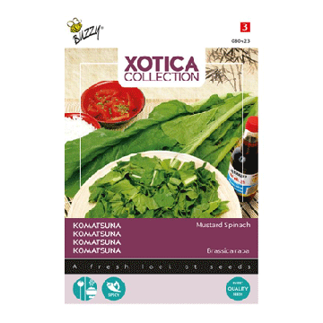 Buzzy® Xotica Komatsuna, Mustard Spinach 