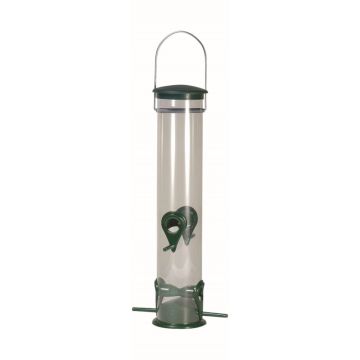 Vogelbescherming plastic zadensilo groot