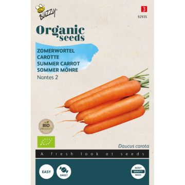 Buzzy® Organic Zomerwortelen Nantes 2 (BIO)