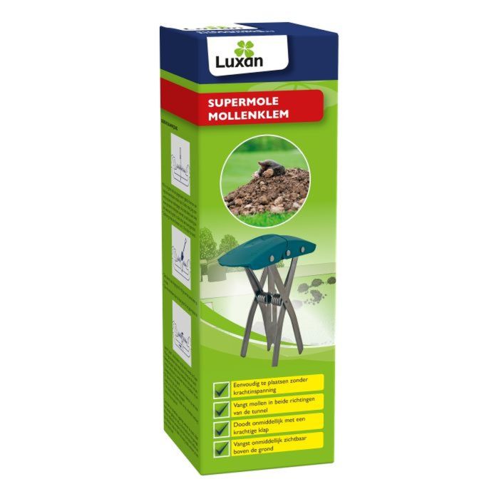 Luxan SuperMole mollenklem verpakking 1 stuk