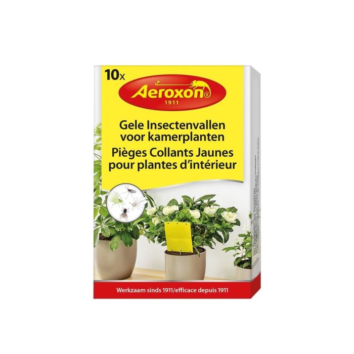 BSI Aeroxon Gele Insectenvallen voor kamerplanten