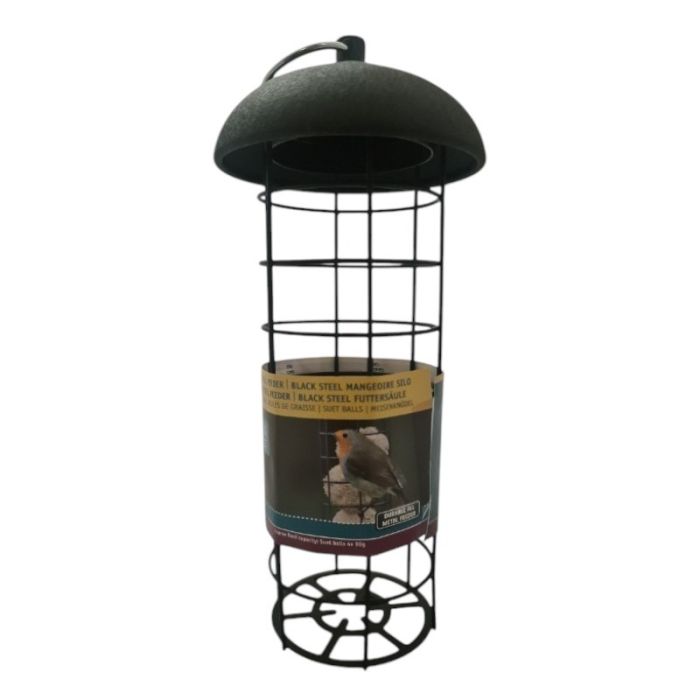 Bûten Blacksteel Voerhouder Vetbol