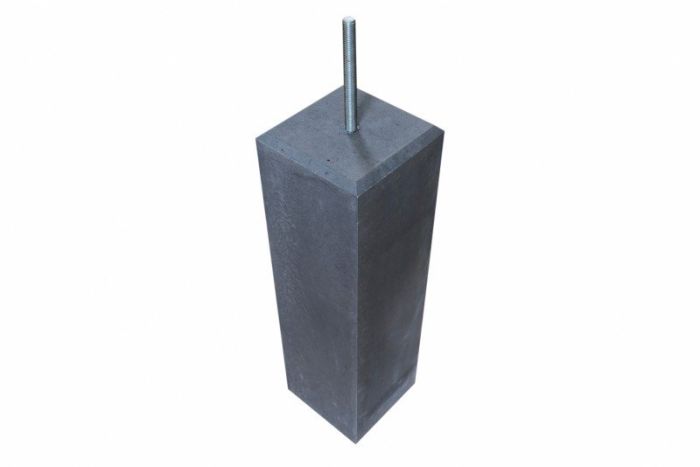 Betonpoer met facet 170x170x580mm