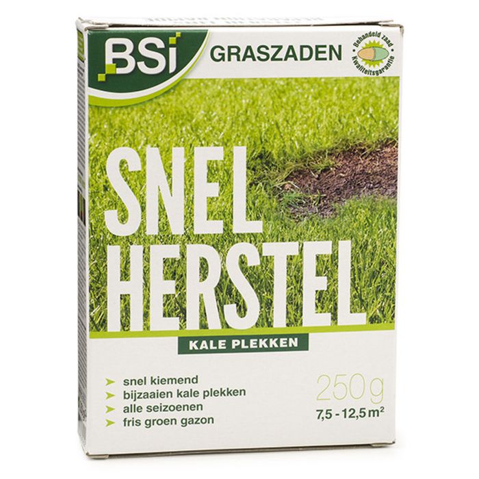 BSI Graszaad Snel Herstel 250 g verpakking