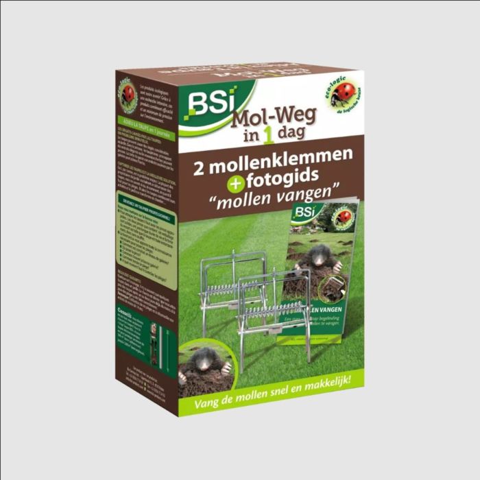 BSI Mol-Weg in 1 dag - 2 mollenklemmen