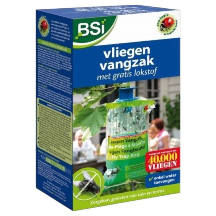 BSI Vliegen Vangzak met Lokmiddel voor 40.000 vliegen