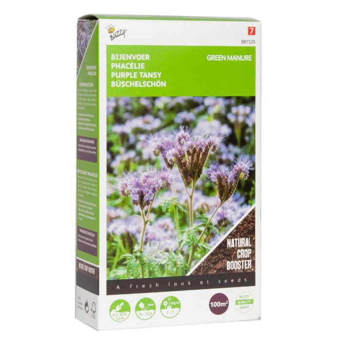 Buzzy® Groenbemester Phacelia Bijenvoer 100g