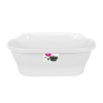 Elho Corsica wandbak 39cm wit