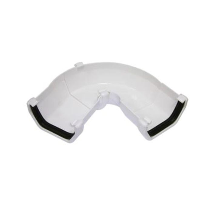 Square Line dakgoot verstelbare hoek 50-156 graden Wit