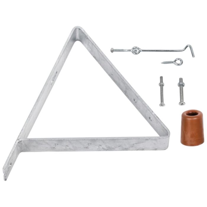 Deuropvangbeugel 55 graden Verzinkt complete set