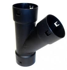 Drainage T-stuk 45°