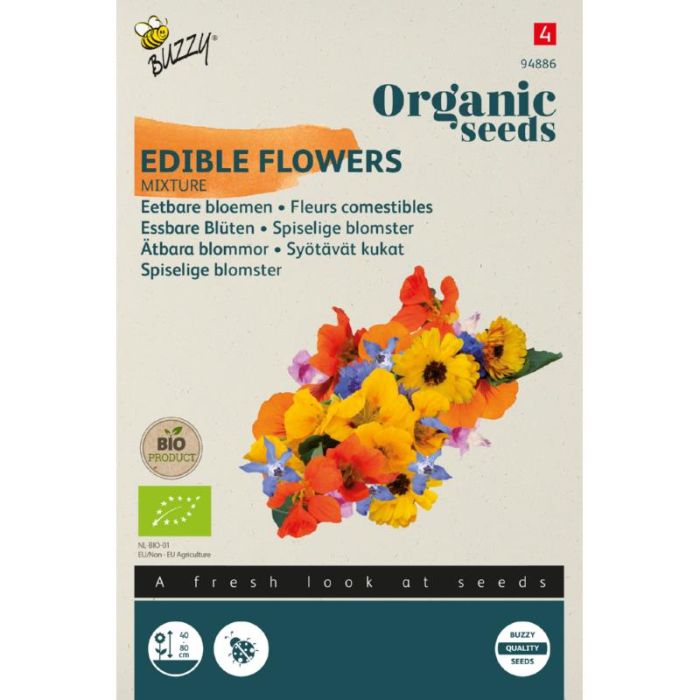Buzzy® Organic Mengsel Eetbare Bloemen (BIO)