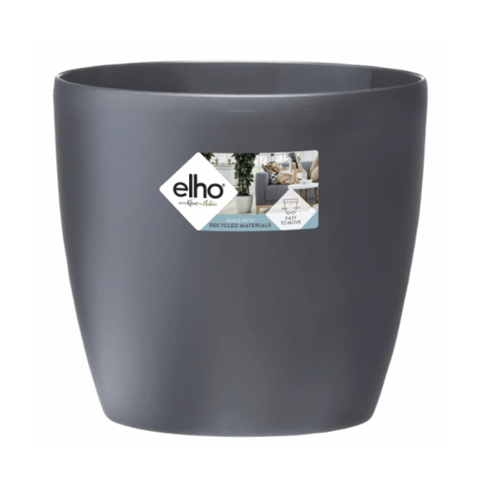 Elho Brussels Rond Wielen 40 cm - Antraciet