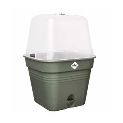 Elho Green Basics Kweekpot Vierkant all-in-1 Blad Groen - 35cm