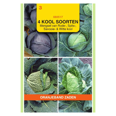 Oranjeband zaden Gemengde Koolsoorten