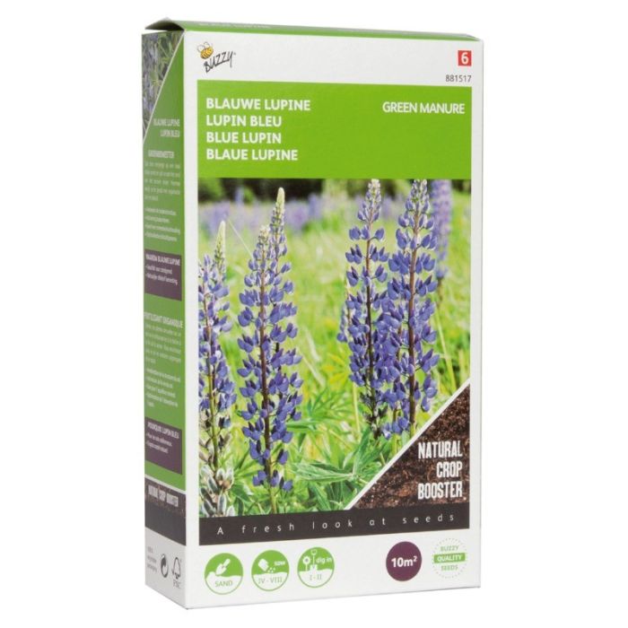 Buzzy® Groenbemester Lupine Blauwe Bittere 100g