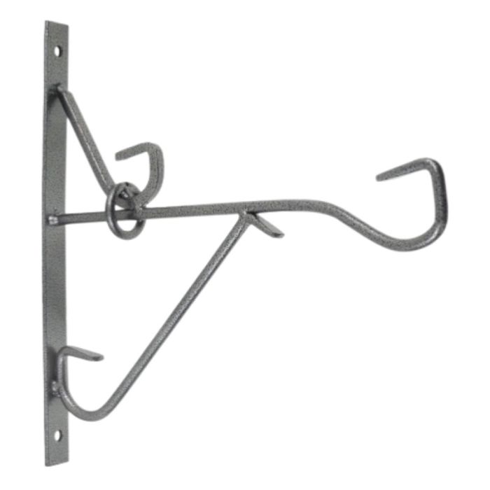 Nature Muurhaak Smeedijzer 25 cm - Zwart / grijs