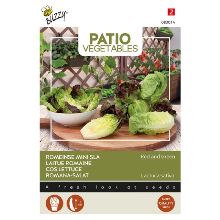 Buzzy® Patio Veggies, Romeinse Mini-sla (gemengd)