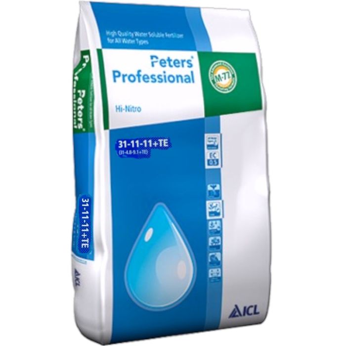 Peters Meststof NPK 31-11-11+TE Hi Nitro 15 kg