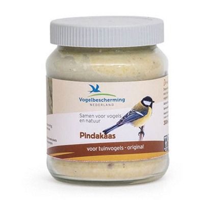 Vogelbescherming Pindakaaspot Original 330 gram.