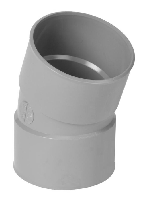 PVC Bocht 22°