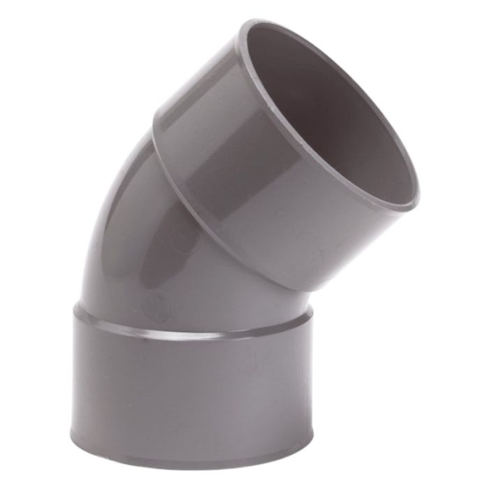 PVC Bocht 45°-2xLV-125mm