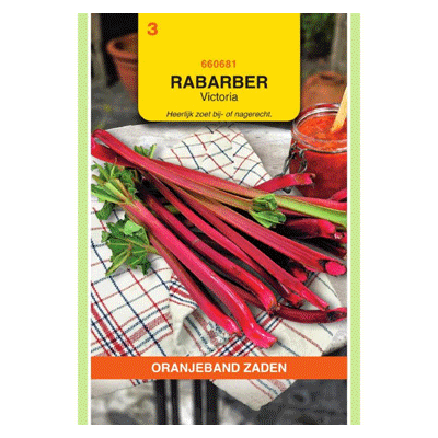 Oranjeband zaden Rabarber Victoria