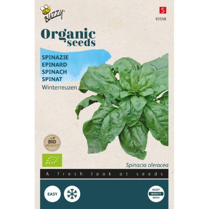 Buzzy® Organic Spinazie Winterreuzen (BIO)