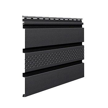 Infratop PVC Gevelpaneel met zichtbare ventilatie Grafiet