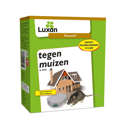 Luxan Tomorin Muizengif - 2 lokdozen 10gr. pasta