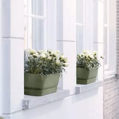 elho greenville trough long 50 bladgroen