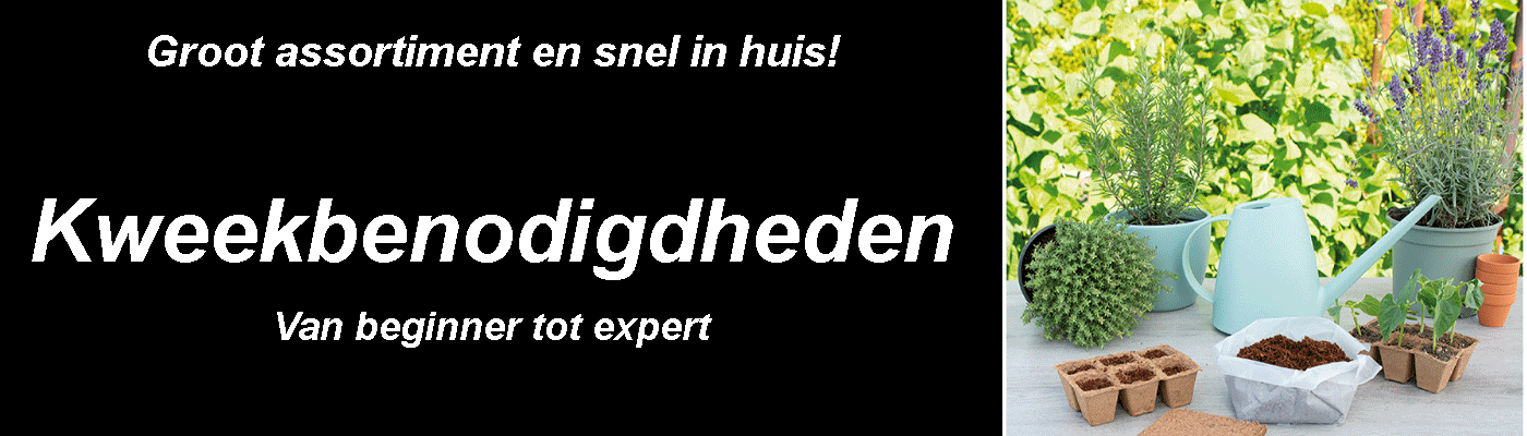 Alle kweekbenodigdheden voor de moestuin